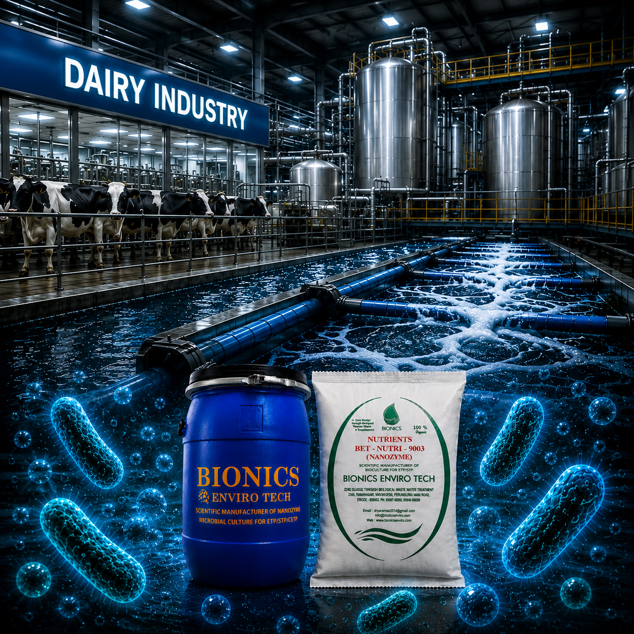 Dairy Industry wastewater treatment case study